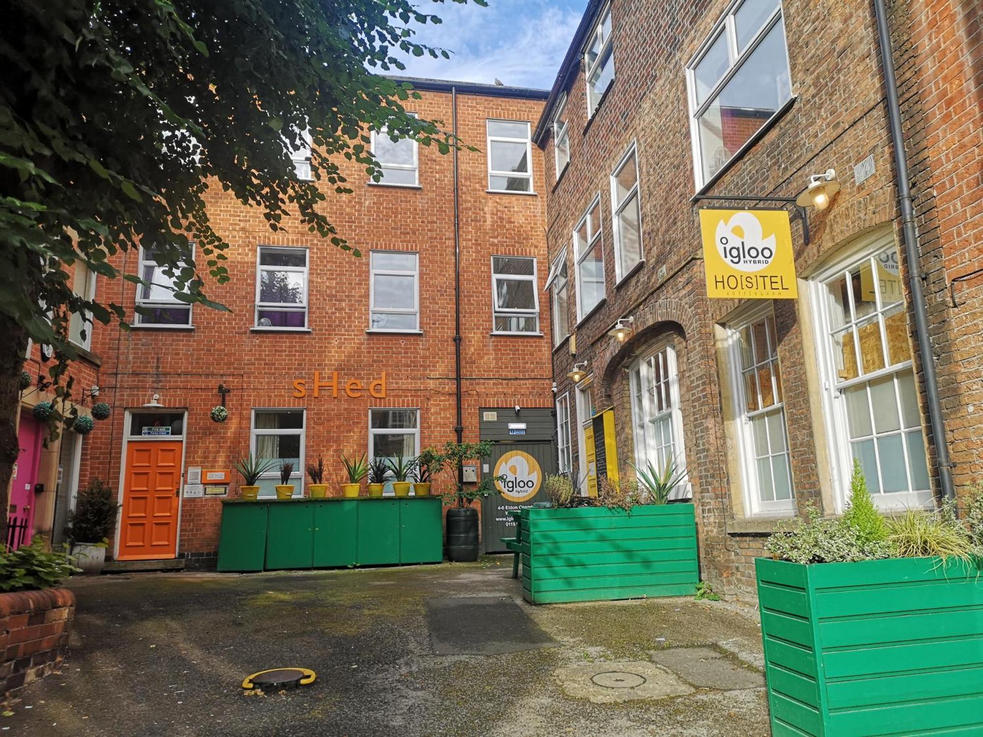 Igloo Hybrid Hostel Nottingham Exterior foto